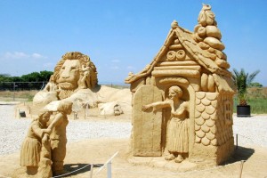 Sand Figuren in Burgas